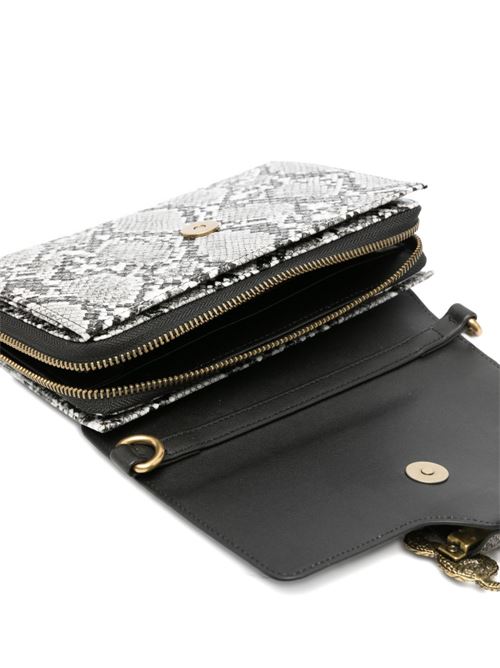 Borsa donna Just Cavalli bianco e nero con logo snakes JUST CAVALLI | 80RA5PL6ZSD84L02